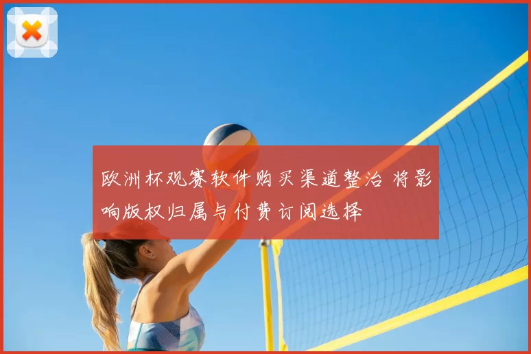 欧洲杯观赛软件购买渠道整治 将影响版权归属与付费订阅选择